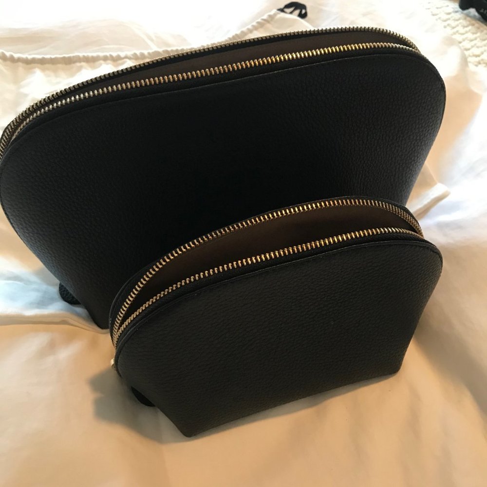 Cuyana Leather Travel Case Set